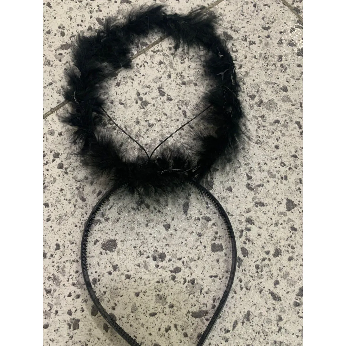 Corona Diadema de Ángel Negro - Imagen 2