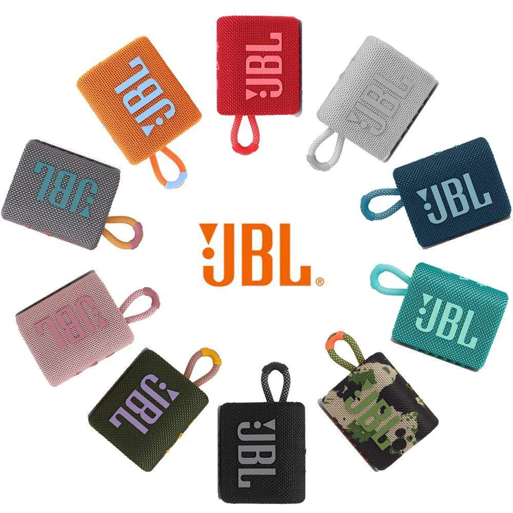 Parlante Bluetooth portátil JBL Go 3 resistente al agua - Disfrutas de sonido potente en cualquier lugar
