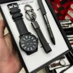 Reloj elegante de cuarzo con accesorios para caballero - Eleva tu presencia diaria con un estilo formal y distinguido - Imagen 4