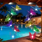Candelabro Mariposas con Panel Solar - Imagen 3