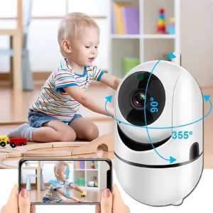 Cámara de Seguridad WiFi con Rotación 360 - Vigila tu Hogar en Todo Momento