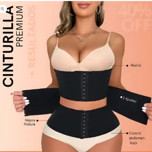 Cinturilla Reloj de Arena Premium - Moldea tu Cintura a Diario y con Firmeza