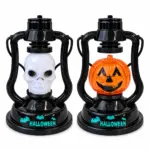 Set x2 Farol encantado de Halloween con luz y sonido para decoración de mesas - Crea una atmósfera festiva inolvidable en tu negocio - Imagen 5