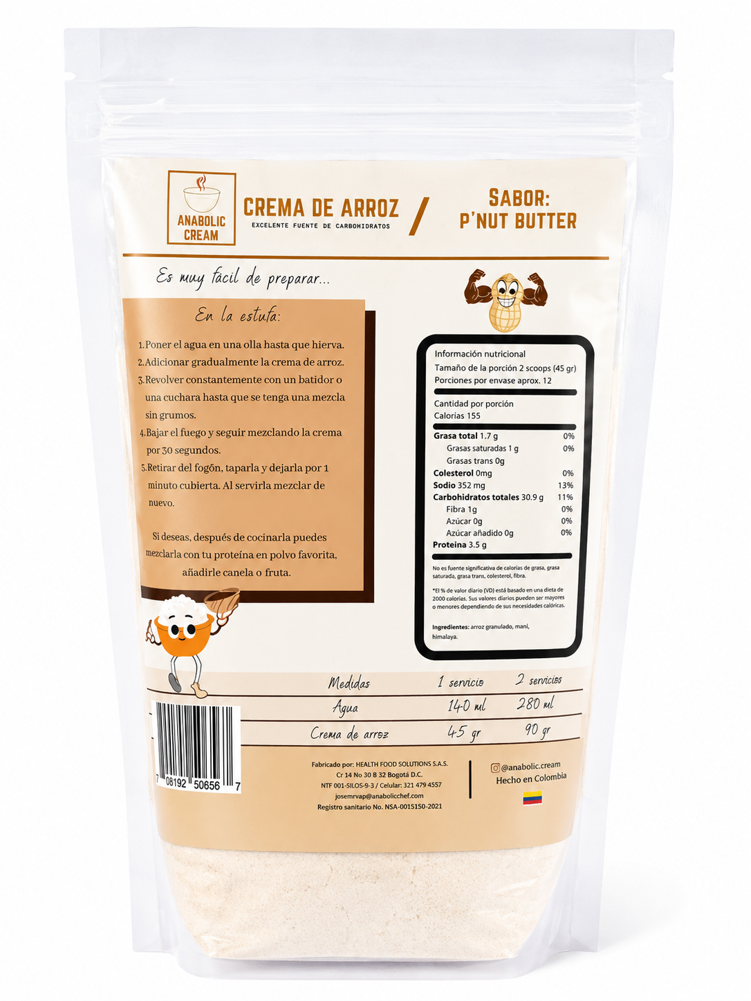 Crema de Arroz con Sabor 1.21 Lbs - Imagen 6