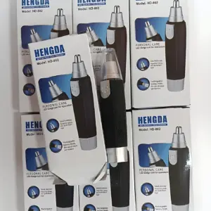 Set x2 Depilador Nasal Hengda HD-002 Recargable - Recorta Nariz y Orejas