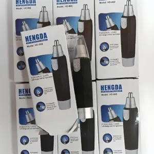Set x2 Depilador Nasal Hengda HD-002 Recargable - Recorta Nariz y Orejas