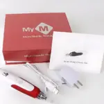 Dermapen eléctrico de microagujas para bioestimulación facial y corporal - reduce cicatrices arrugas estrías y unifica tono cutáneo
