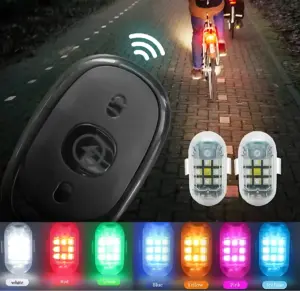 Luz LED Anticolision Recargable con Clip en Varios Colores - Mas Visibilidad