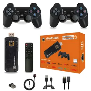 Consola de Videojuegos X8 Game Box 8K con 2 Controles - Miles de Juegos en tu TV