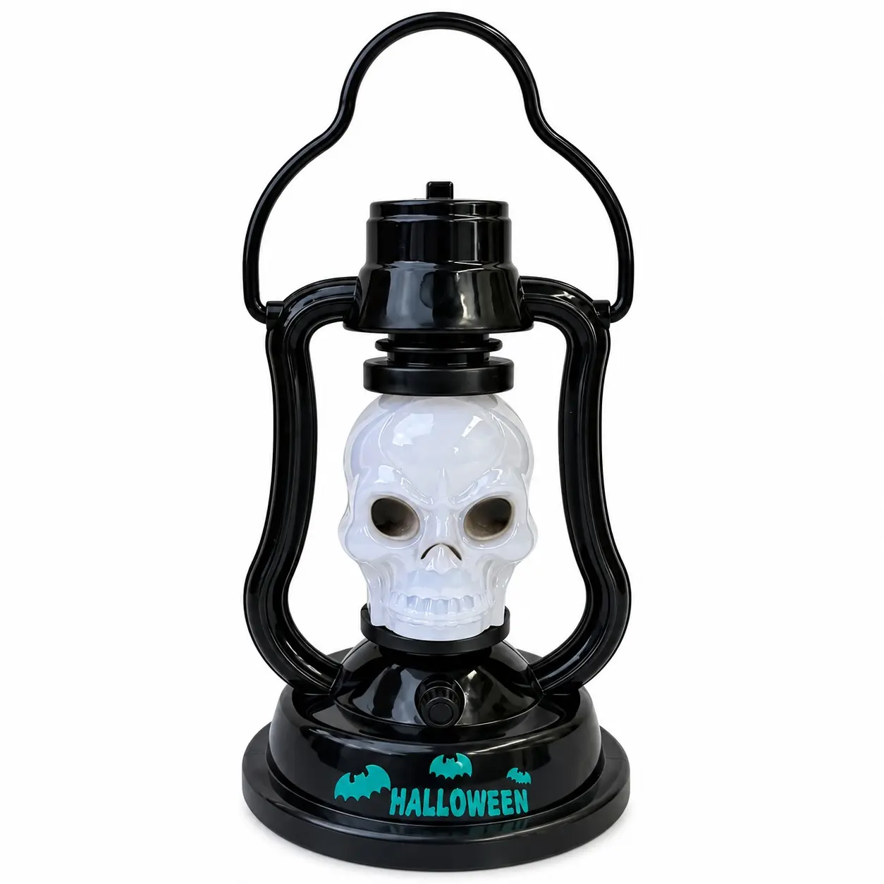 Set x2 Farol encantado de Halloween con luz y sonido para decoración de mesas - Crea una atmósfera festiva inolvidable en tu negocio