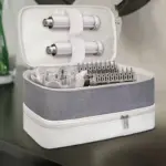 Estuche de doble capa para secador de cabello y accesorios - Protege tu equipo de viaje contra golpes y rayones - Imagen 3