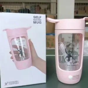 Vaso Mezclador Shaker Electrico Portatil 650ml USB - Bate Proteinas