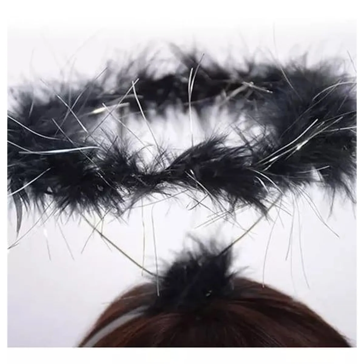 Corona Diadema de Ángel Negro - Imagen 3