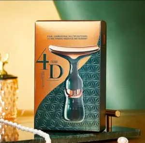 Masajeador Facial y Cuello 4D Reductor de Papada - Estimulación Sónica