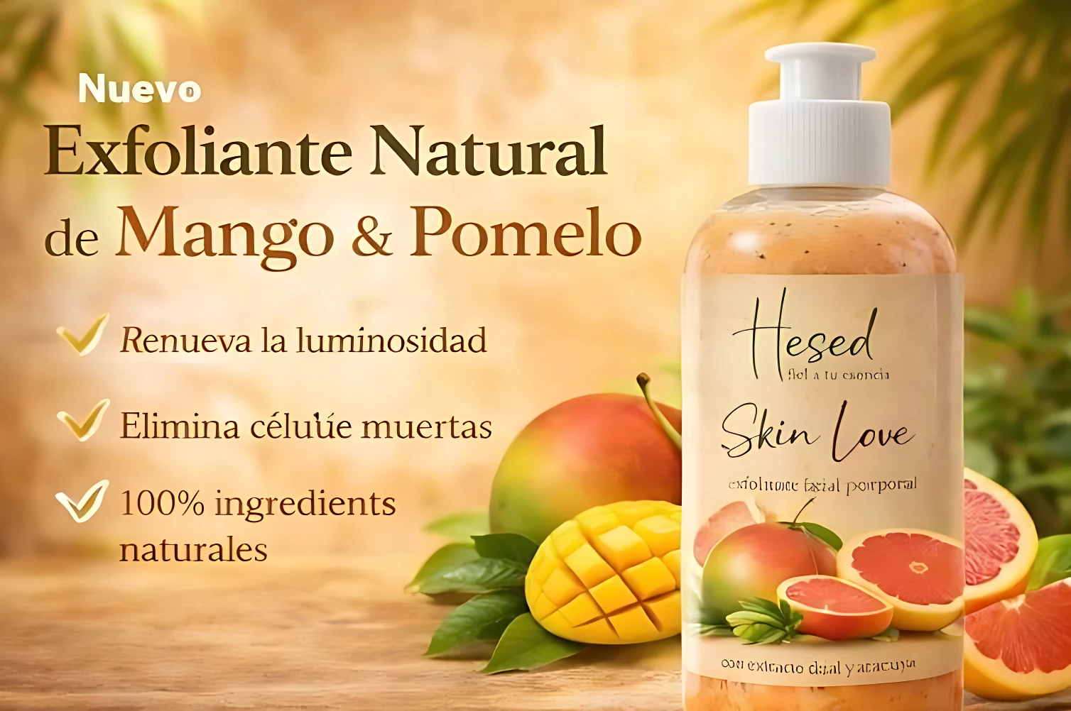 Set x2 Exfoliante Facial en Gel de Mango y Pomelo - Deja tu Piel Radiante - Imagen 3