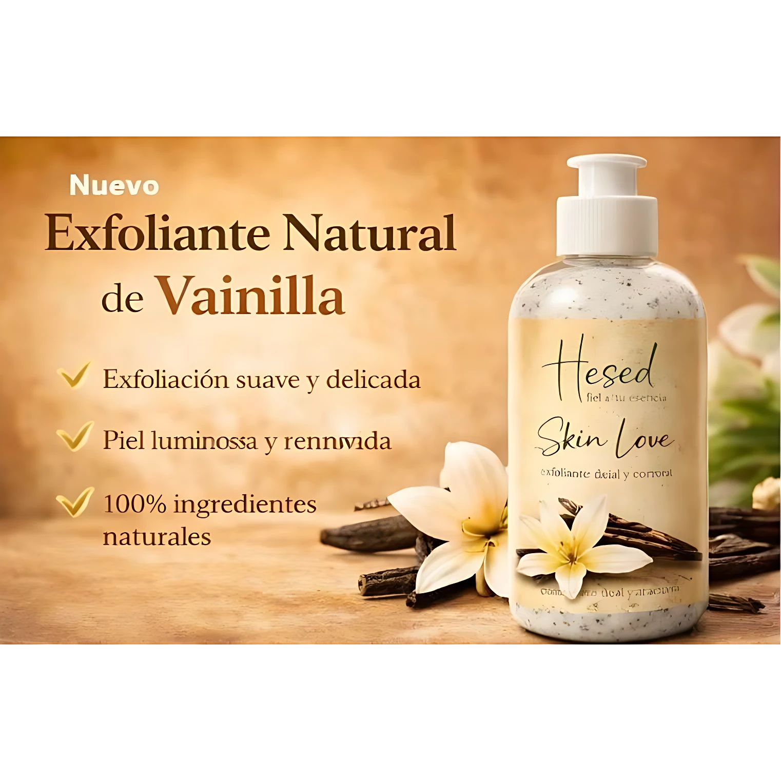 Set x2 Exfoliante Facial en Gel de Vainilla - Deja tu Piel Suave y Renovada