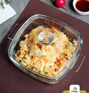 Refractaria para Horno Cuadrada C/Tapa 8