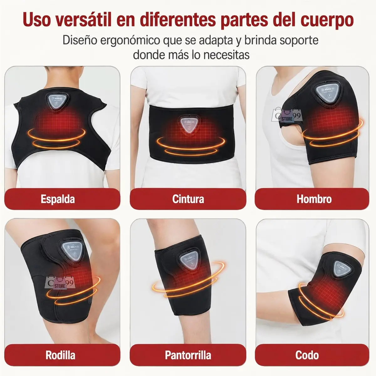 Venda Masajeadora y Calefactora 5 en 1 - Imagen 2