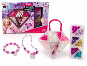 Kit de bisutería para niños con cuentas de colores - Fomenta la creatividad y motricidad fina