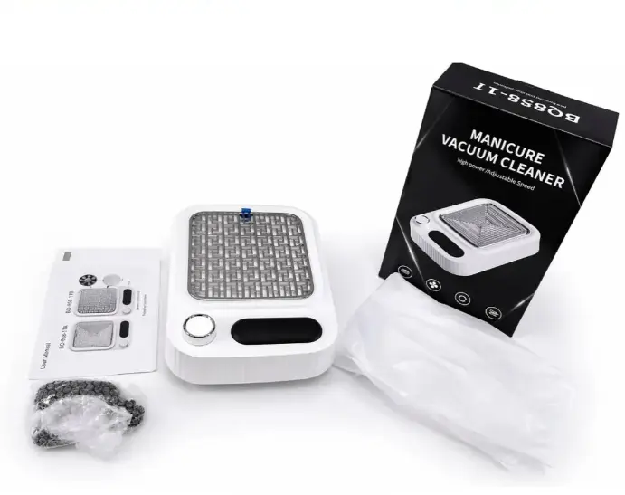 Aspiradora de uñas profesional con potencia ajustable - mantiene tu espacio libre de polvo - Imagen 3