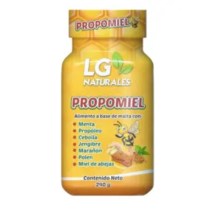 Jalea Propomiel de Propóleo Lg Naturales 240ml - Apoya el bienestar respiratorio natural