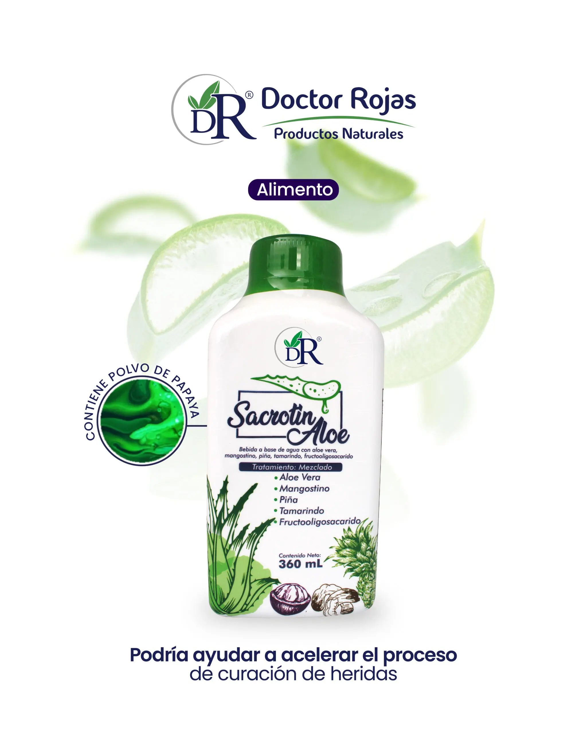 Sacrotin Aloe Jalea X360 Doctor Rojas - Imagen 4