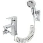 Extensor de grifo y lavamanos infantil en silicona flexible adaptable para niños en baño
