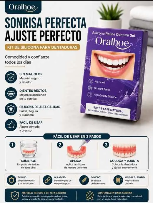 Kit de Silicona para Dentaduras Bs