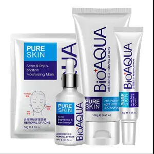 Kit Anti Acne Bioaqua con Caja - Reduce el Acne a Diario y sin Irritar