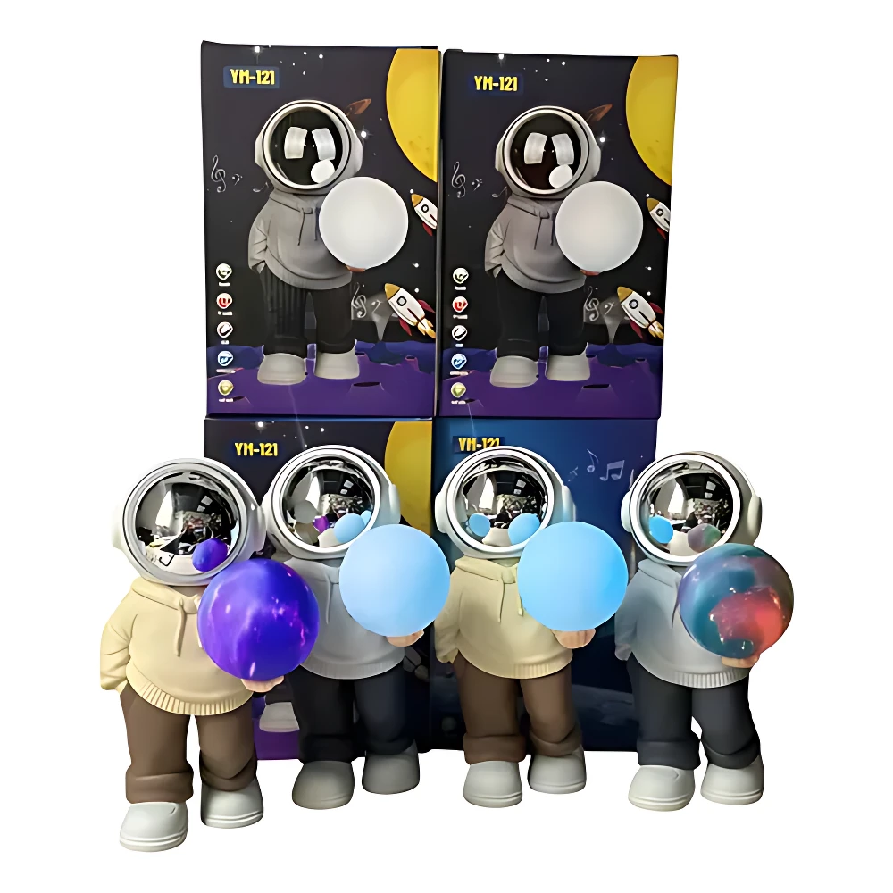 Lámpara Parlante Astronauta LED - Ilumina y Sonoriza tu Espacio con Estilo