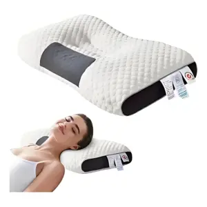 Almohada Ortopedica Ergonomica 2x1 para el Cuello - Descansa sin Tension Cervical