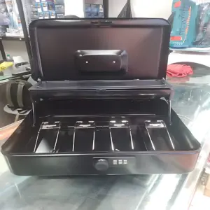 Caja Organizadora de Billetes y Monedas en Acero - Protege tu Dinero Seguro