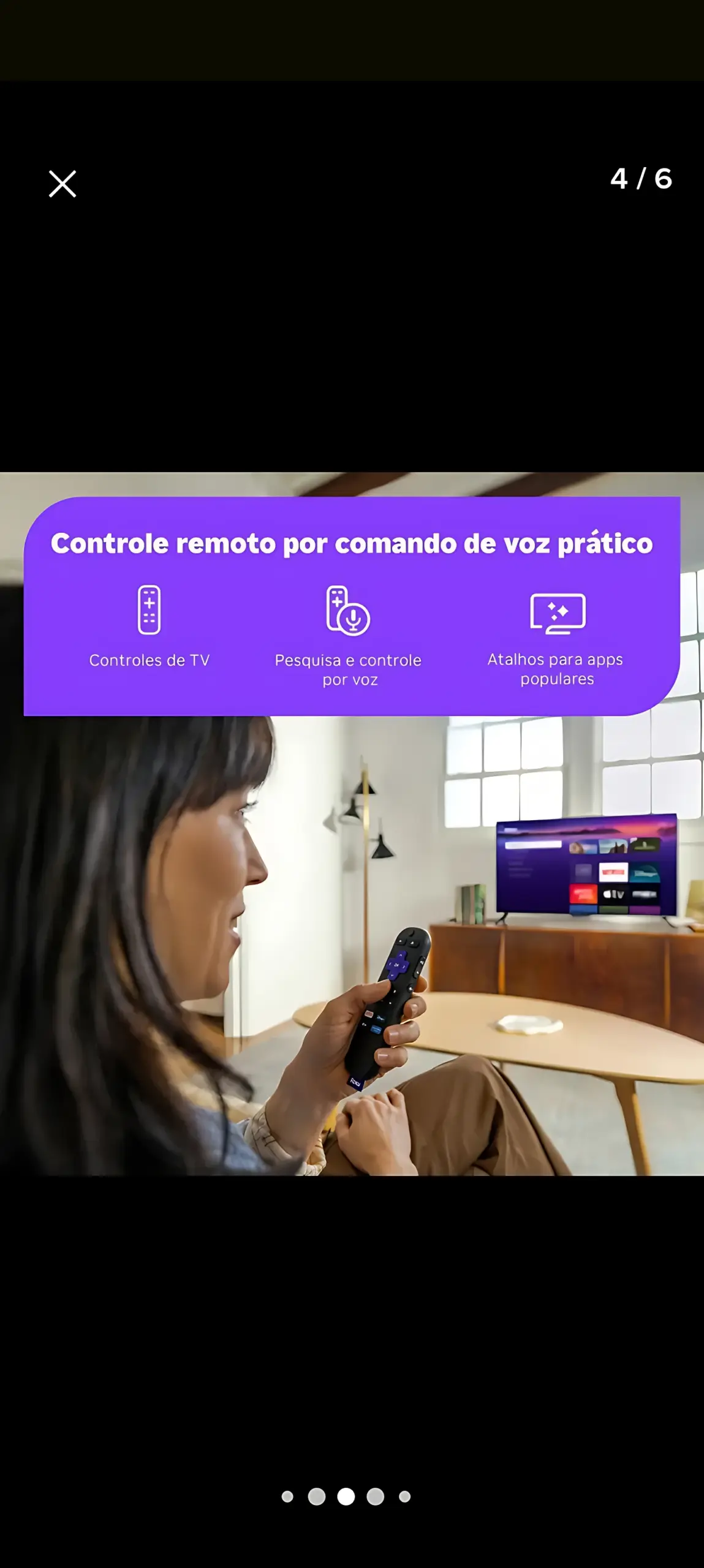 Roku Streaming Stick con Control Remoto por Voz - Convierte tu TV en Smart TV