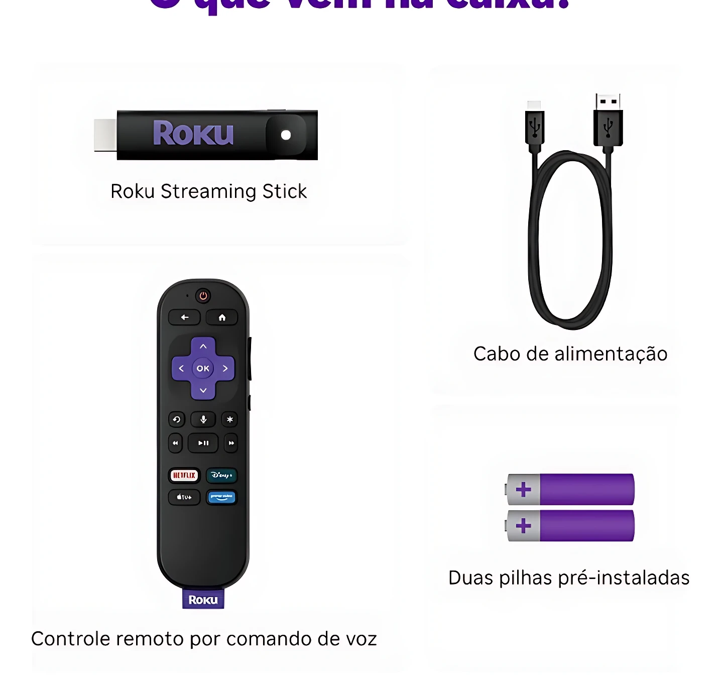 Roku Streaming Stick con Control Remoto por Voz - Convierte tu TV en Smart TV
