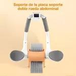 Rueda abdominal con rebote automático y soporte de codos Saker - fortalece tu abdomen sin lesionar la espalda