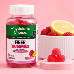 Gomitas de Fibra Prebiótica Physicians Choice Sabor Frambuesa Limón Set x2 - Mejoras tu digestión diaria de forma natural
