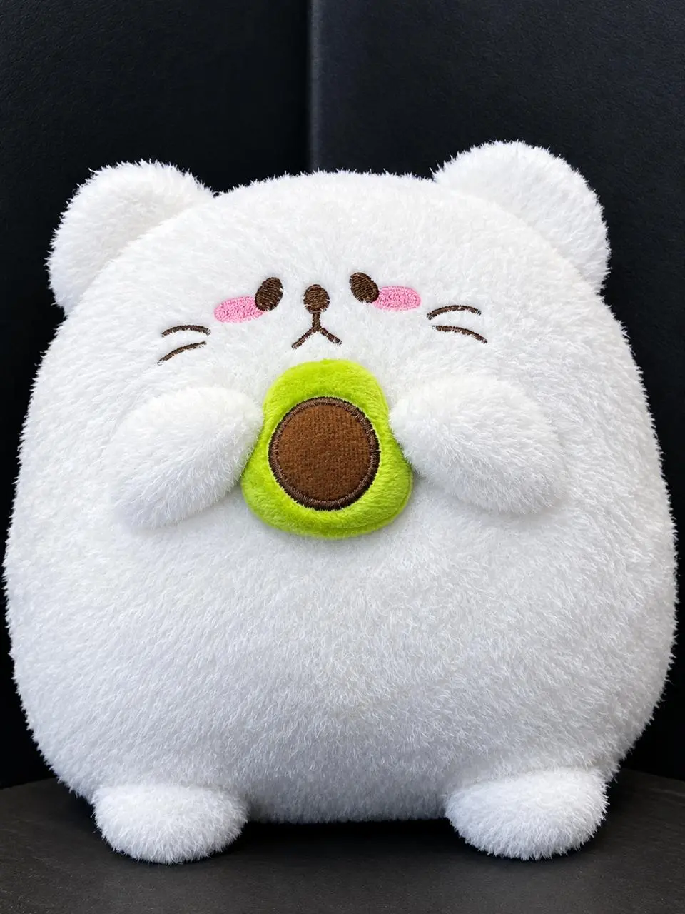Peluche Osito Blanco con Aguacate - Imagen 2