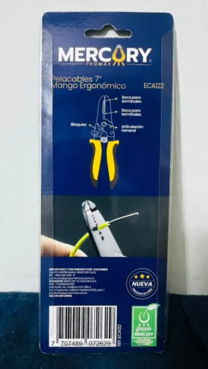 Set x2 Pelacables de 7 pulgadas con mango ergonómico y bloqueo seguro - facilita el trabajo eléctrico sin dañar los conductores