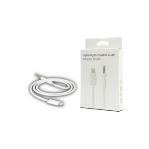 Set x3 Adaptador de Lightning a Jack 3.5 mm para audio - Conecta tu celular a estéreos y parlantes fácilmente