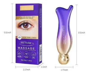 Set x2 Contorno de Ojos Antiarrugas con Retinol y Caviar 30g - Reduce signos de fatiga y suaviza líneas finas
