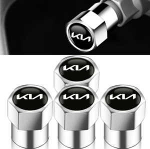 Set x2 Tapa valvulas de aluminio para neumaticos de carro - Protege contra la corrosion y el polvo