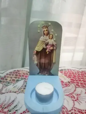 Veladora de La Virgen Del Carmen