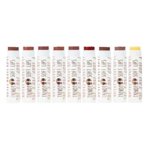 Set x5 Bálsamo Labial con Color Trendy Soft Lips - Hidrata y repara tus labios secos diariamente