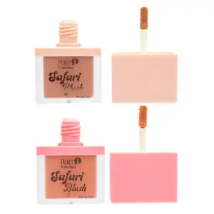 Set x2 Dúo Rubor Líquido Safari Blush Trendy para todo tipo de piel - Logras un efecto buena cara natural y duradero en segundos