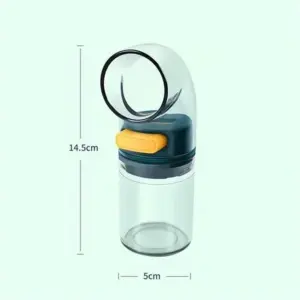 Set x2 Salero y pimentero dispensador cuantitativo con control de porciones - Dosifica la cantidad exacta de sal para cuidar tu salud