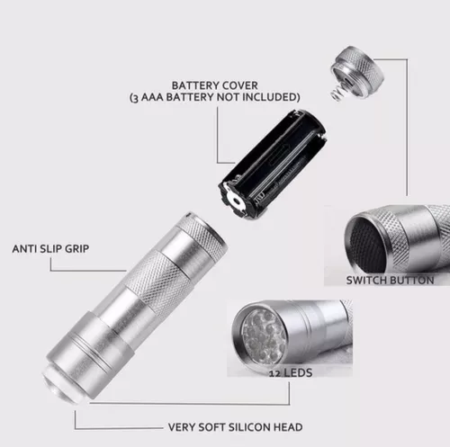 Mini lámpara UV LED de mano para uñas y fijación de press on - Seca apliques y decora con precisión profesional en segundos - Imagen 3