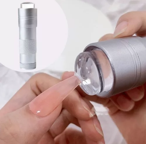 Mini lámpara UV LED de mano para uñas y fijación de press on - Seca apliques y decora con precisión profesional en segundos