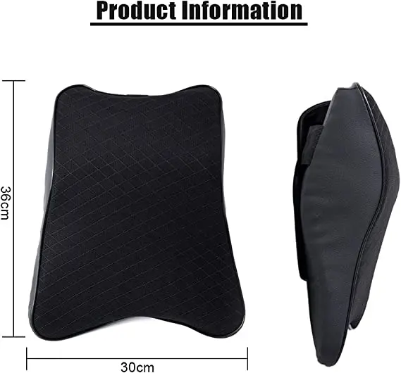 Cojín Lumbar y Reposacabeza Ergonómico de Espuma Viscoelástica - Alivia la tensión cervical y mejora tu postura al conducir - Imagen 2
