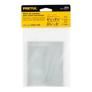 Set x3 Mica de Policarbonato para Careta Electrónica Pretul - Protege tu vista y mejora la visibilidad al soldar