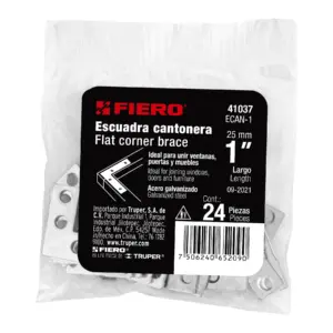 Ángulos de Refuerzo en Acero 1/2″ X 3/8″